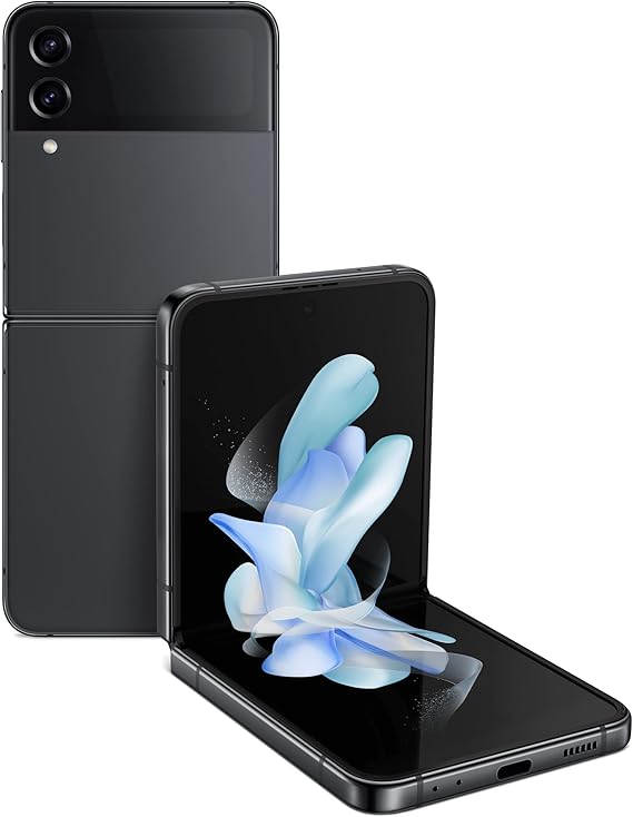Samsung Galaxy Z Flip 4 Cell Phone, Factory Unlocked Android Smartphone, 128GB Black