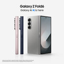 Samsung Galaxy Z Fold6 Cell Phone, Factory Unlocked Android Smartphone, 512GB , Big 7.6” Screen for Streaming, Gaming, Dual App View, One-Hand Control, Hands-Free Use, US Version, 2024, Silver Shadow
