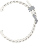 Open Box Samsung Galaxy Watch Ultra Marine Band, Smartwatch Replacement Strap for Men and Women, One Click Attachment, White