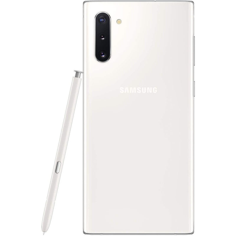  Samsung Galaxy Note 10 Factory Unlocked Cell Phone with 256GB  (U.S. Warranty), Aura Glow (Silver) Note10 : Cell Phones & Accessories